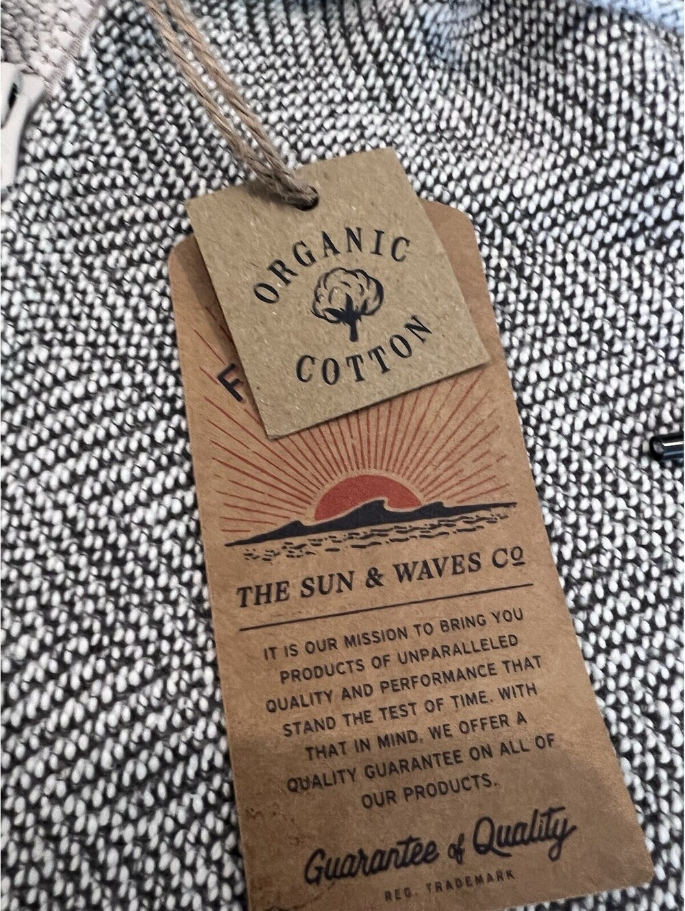 $198 FAHERTY Whitewater Full Zip Hoodie Jacket Men's XXL Grey Organic Cotton - Picture 5 of 10